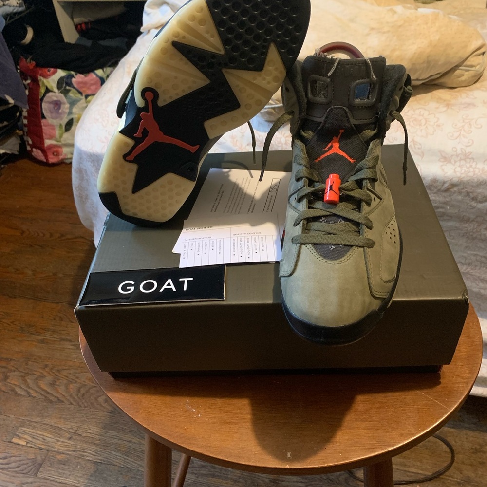 Air Jordan 6 “Travis Scott” olive